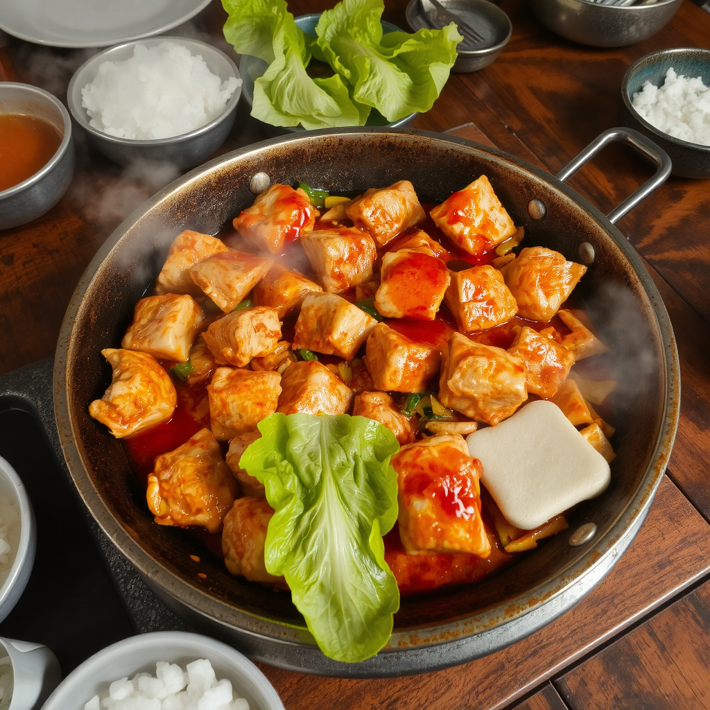 Dakgalbi – Spicy Stir-Fried Chicken